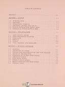 Kearney & Trecker-Kearney & Trecker E, MEC-64, 65pg., Milling Machine, Operators Manual Year 1964-E-MEC-64-04